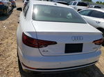 2018 Audi A4 Premium Plus White vin: WAULMAF48JA233246