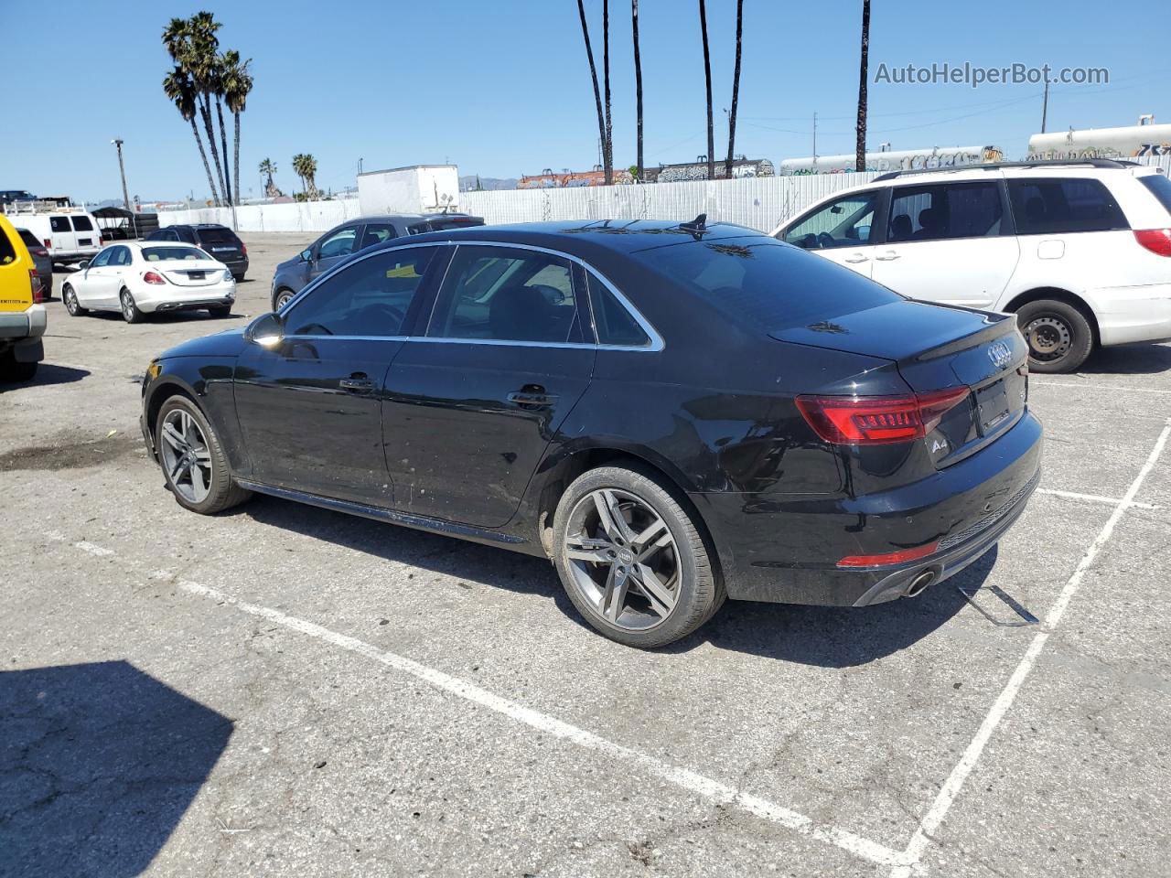 2018 Audi A4 Premium Plus Black vin: WAULMAF48JN011878