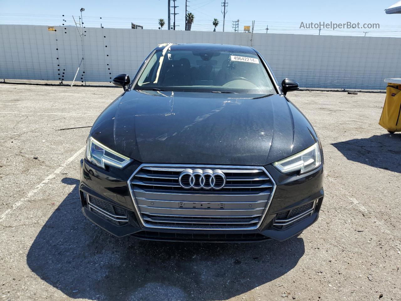 2018 Audi A4 Premium Plus Black vin: WAULMAF48JN011878