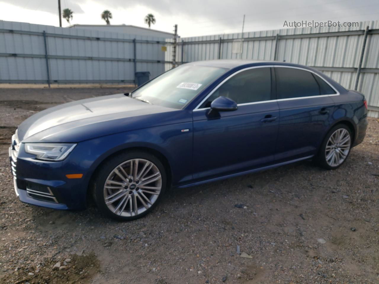 2017 Audi A4 Ultra Premium Plus Blue vin: WAULMAF49HA162701