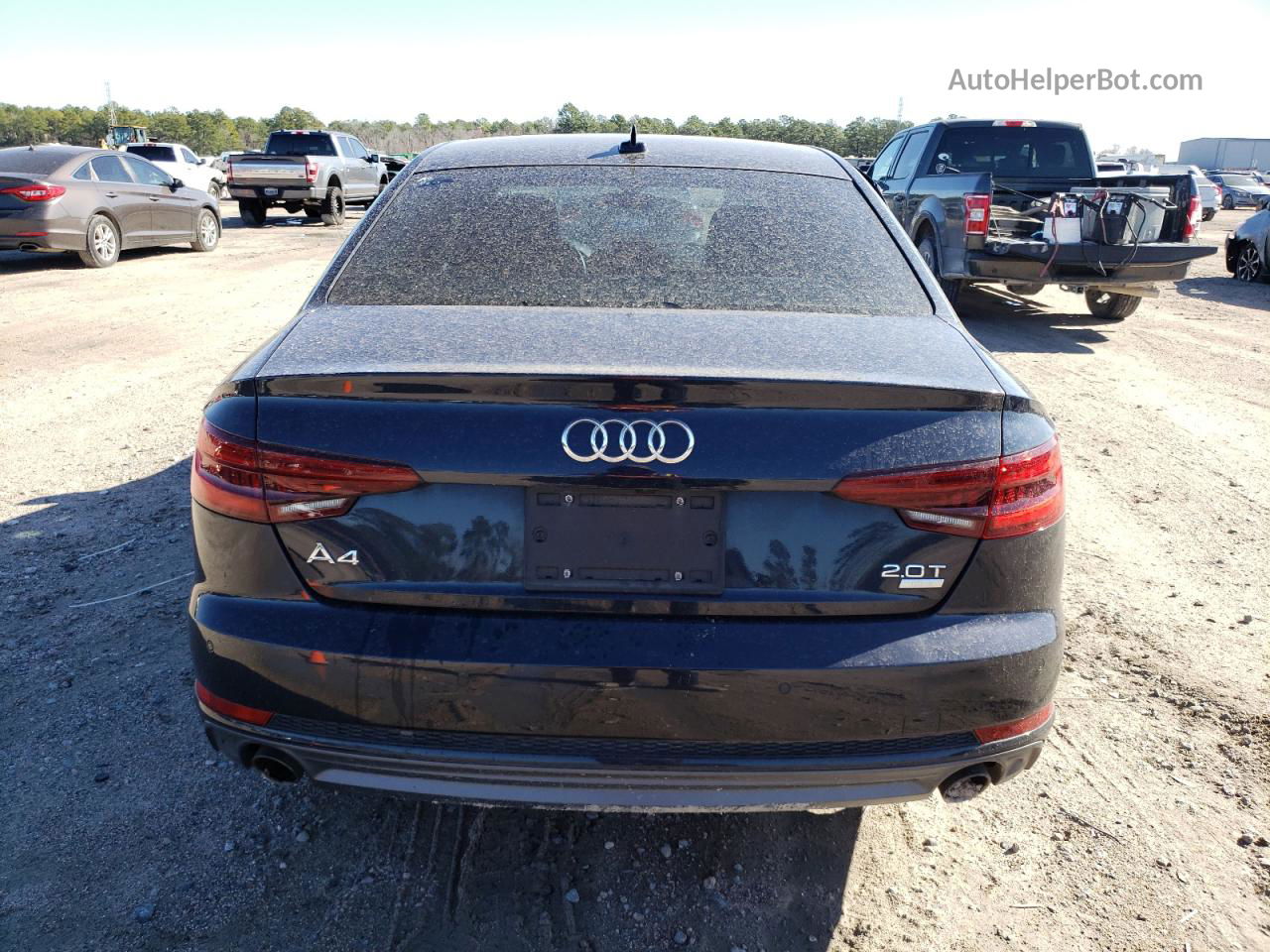 2018 Audi A4 Premium Plus Black vin: WAULMAF49JA131826