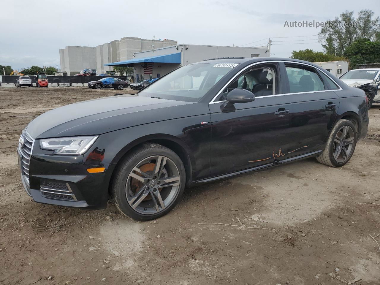 2018 Audi A4 Premium Plus Black vin: WAULMAF49JA204029