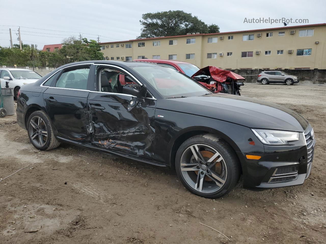 2018 Audi A4 Premium Plus Black vin: WAULMAF49JA204029