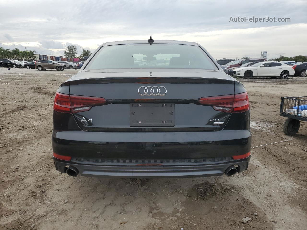 2018 Audi A4 Premium Plus Black vin: WAULMAF49JA204029