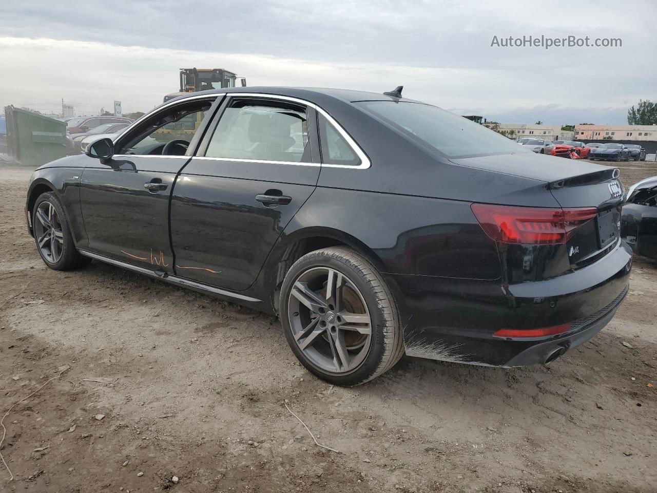 2018 Audi A4 Premium Plus Black vin: WAULMAF49JA204029