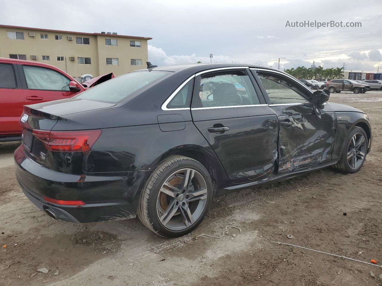 2018 Audi A4 Premium Plus Black vin: WAULMAF49JA204029