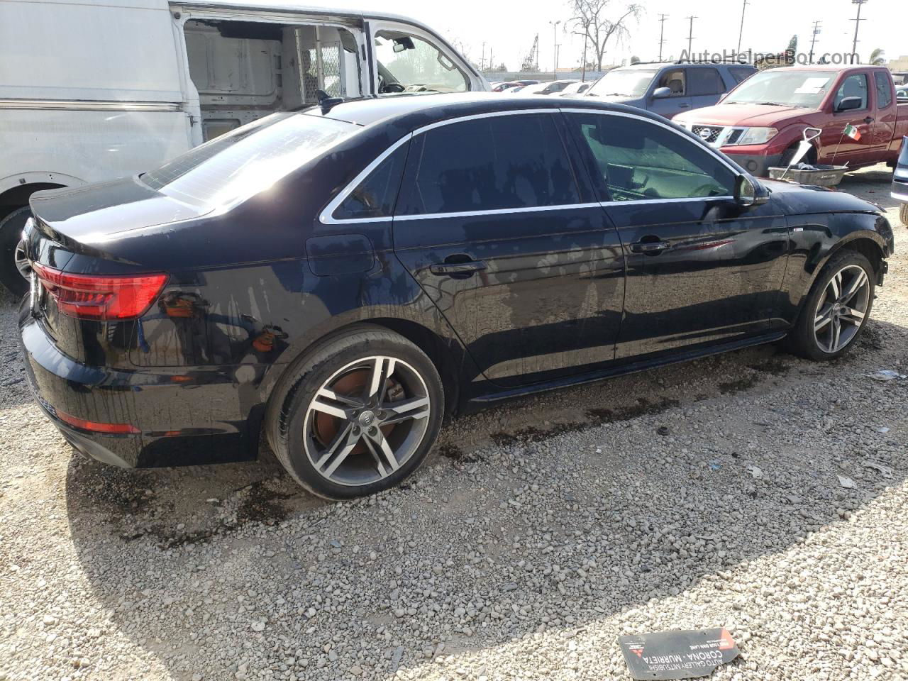 2017 Audi A4 Premium Plus Black vin: WAULNAF41HN017996