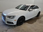 2017 Audi A4 Premium Plus White vin: WAULNAF41HN022678