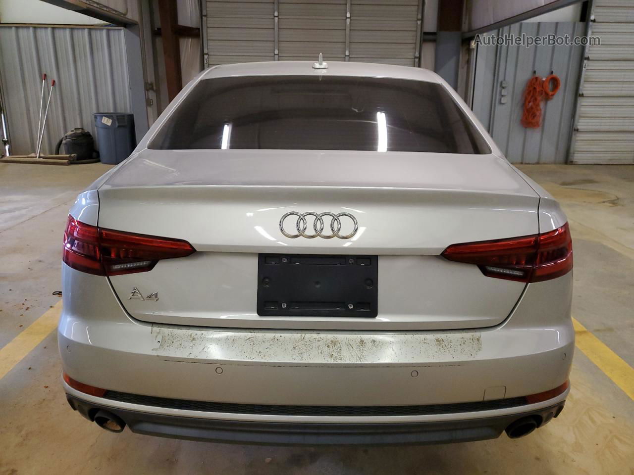 2017 Audi A4 Premium Plus Silver vin: WAULNAF42HN015903