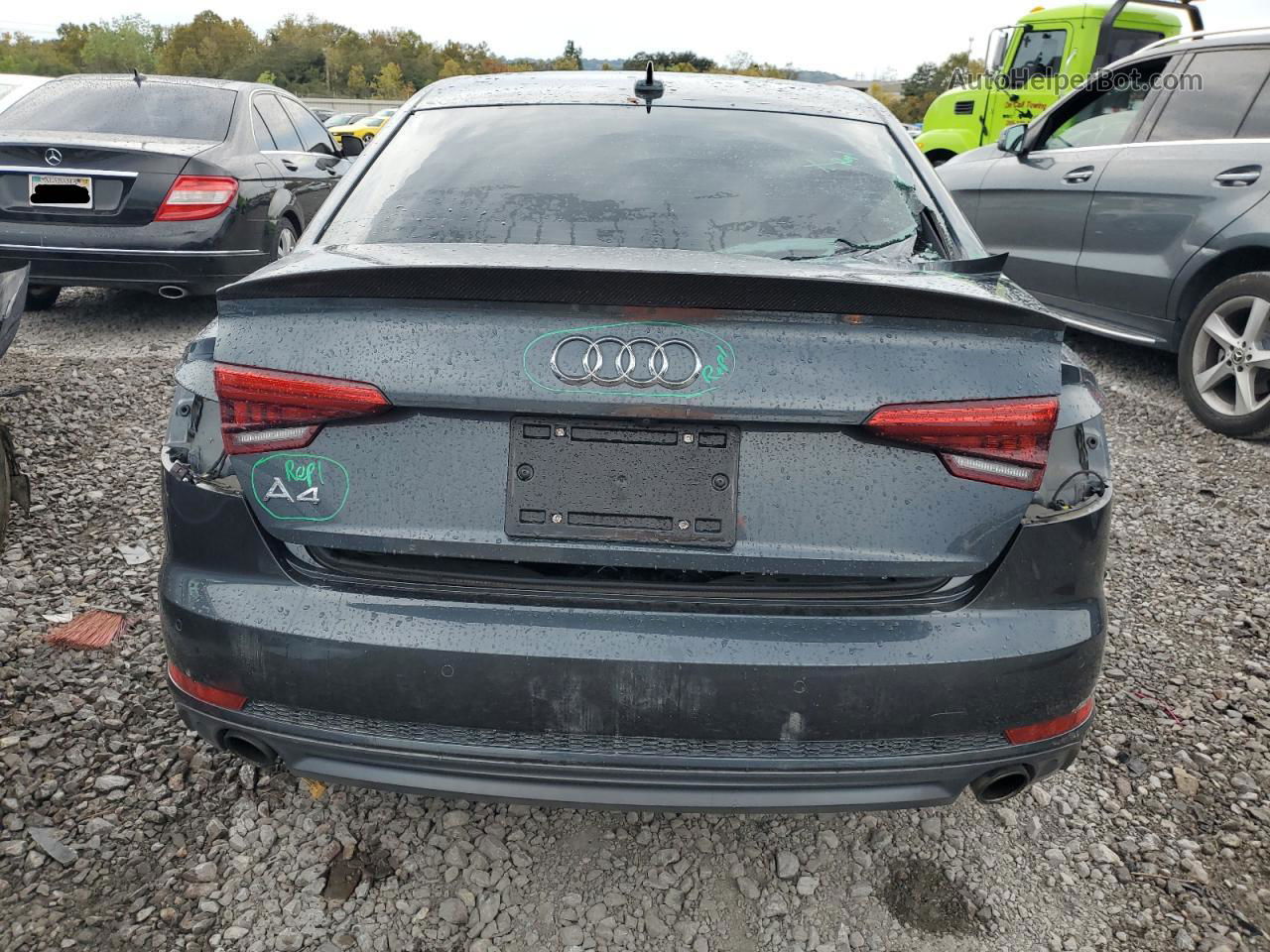 2017 Audi A4 Premium Plus Black vin: WAULNAF42HN035682