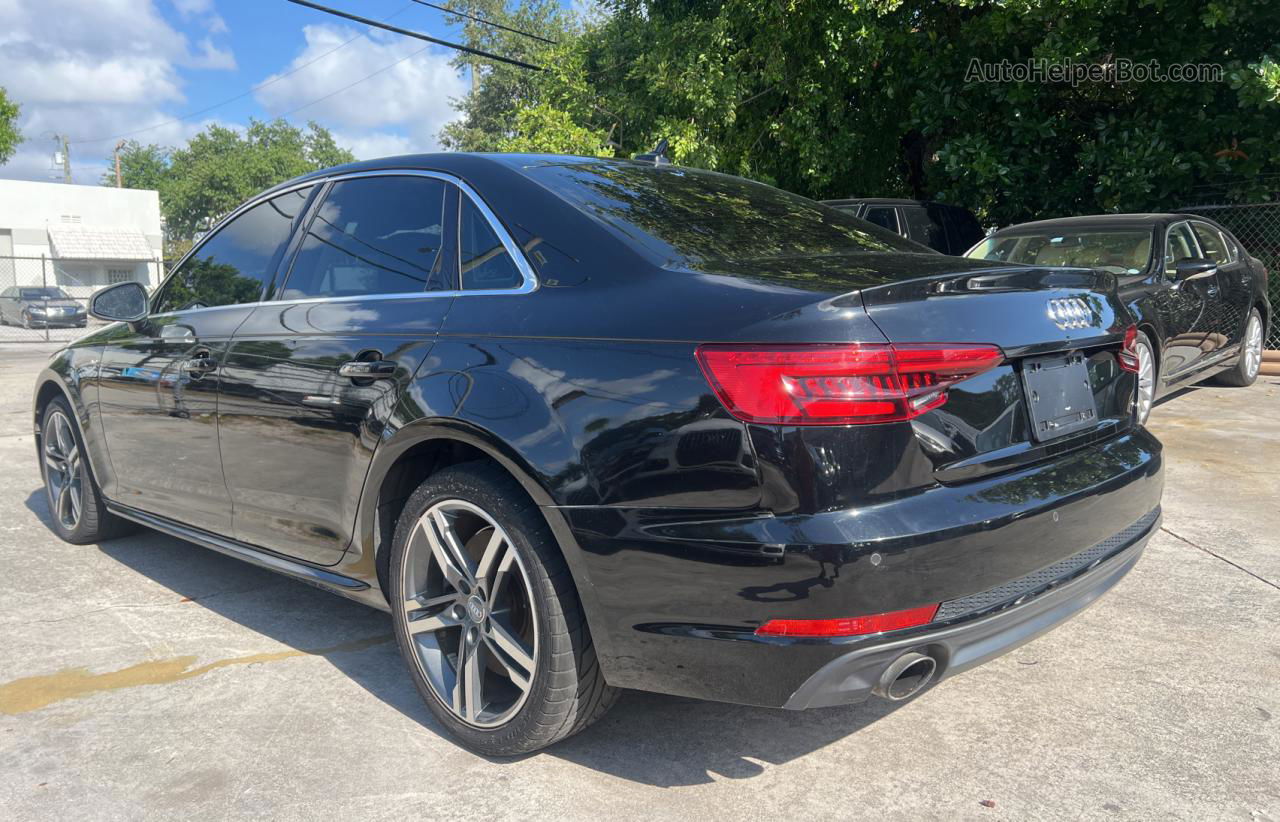 2017 Audi A4 Premium Plus Black vin: WAULNAF44HN011352