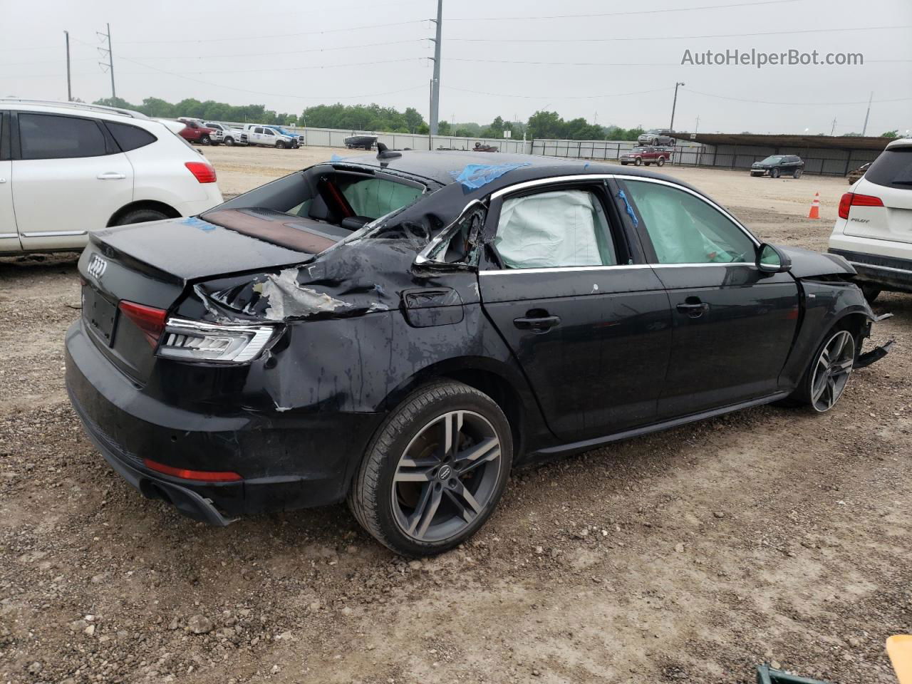 2017 Audi A4 Premium Plus Black vin: WAULNBF4XHN016576