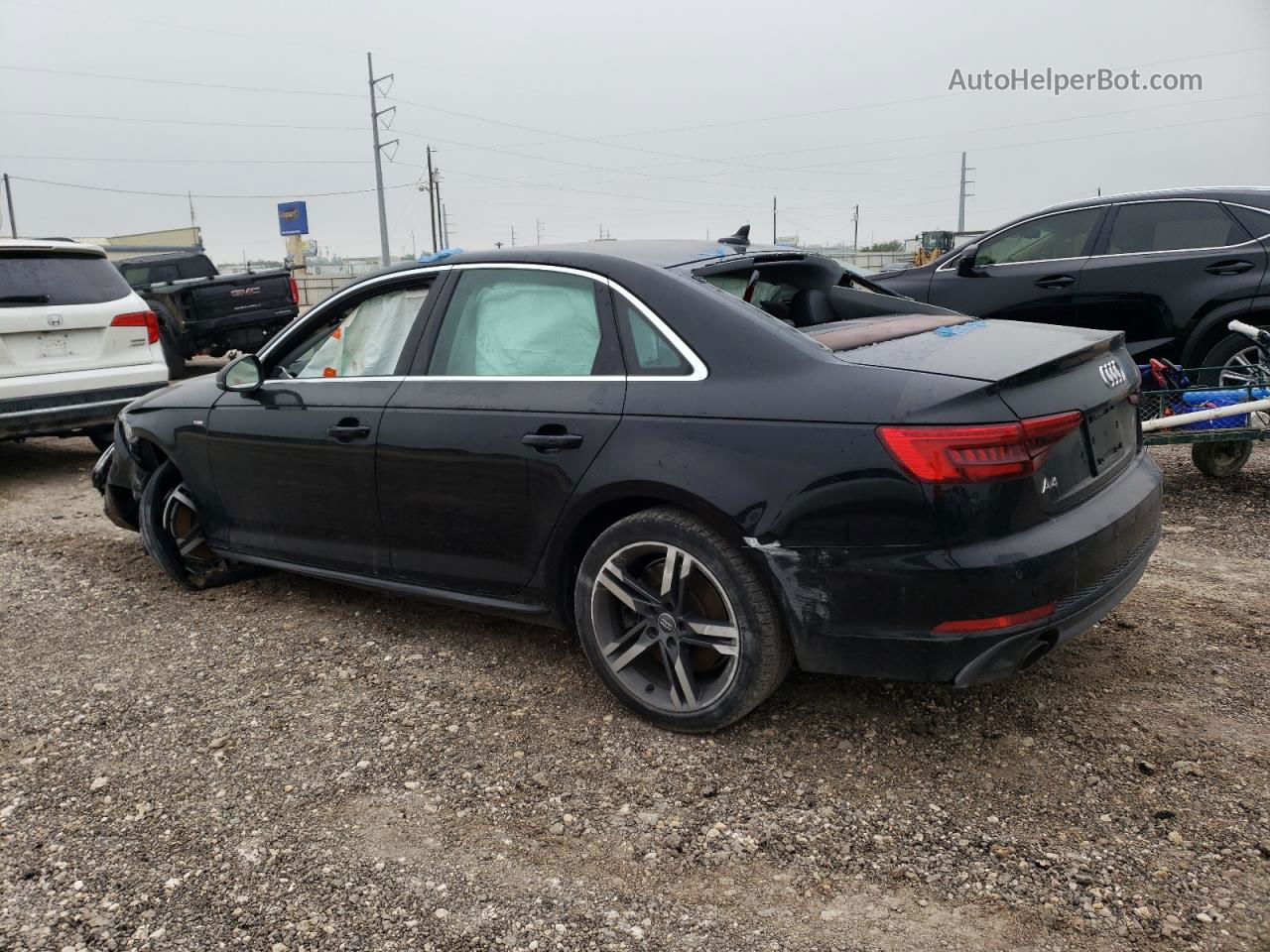 2017 Audi A4 Premium Plus Черный vin: WAULNBF4XHN016576