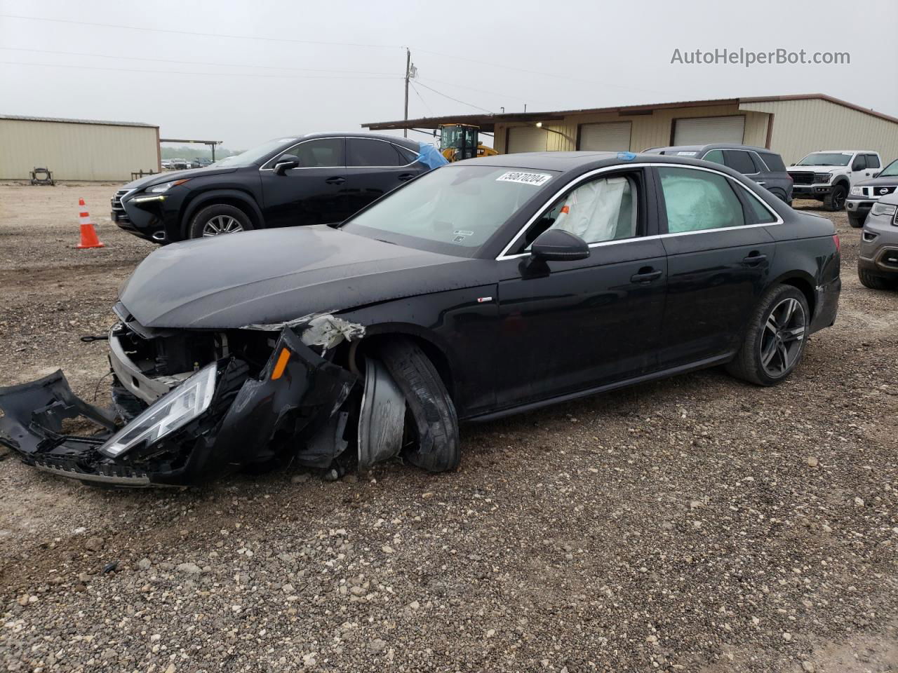 2017 Audi A4 Premium Plus Черный vin: WAULNBF4XHN016576