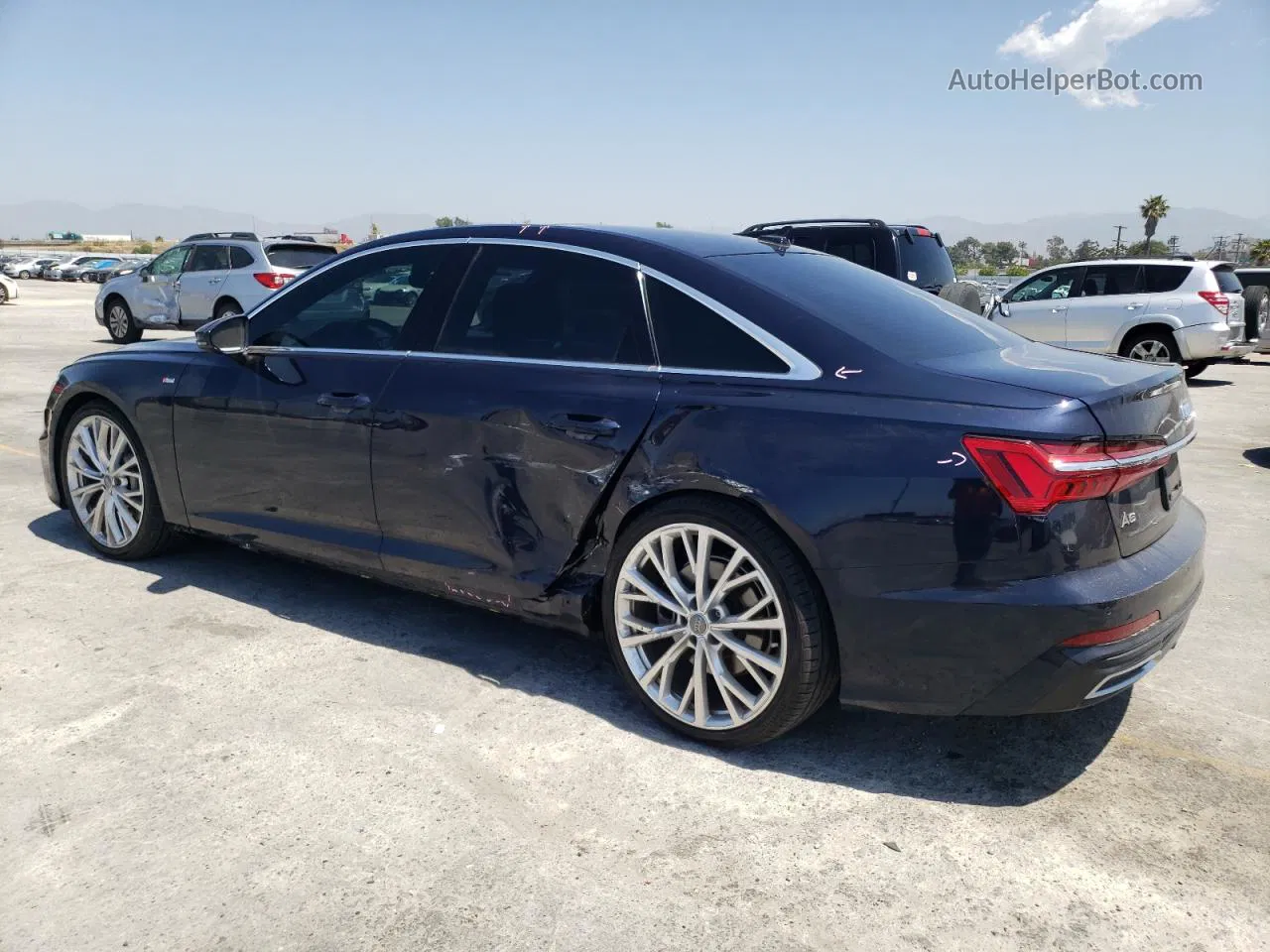 2019 Audi A6 Prestige Blue vin: WAUM2AF21KN024644