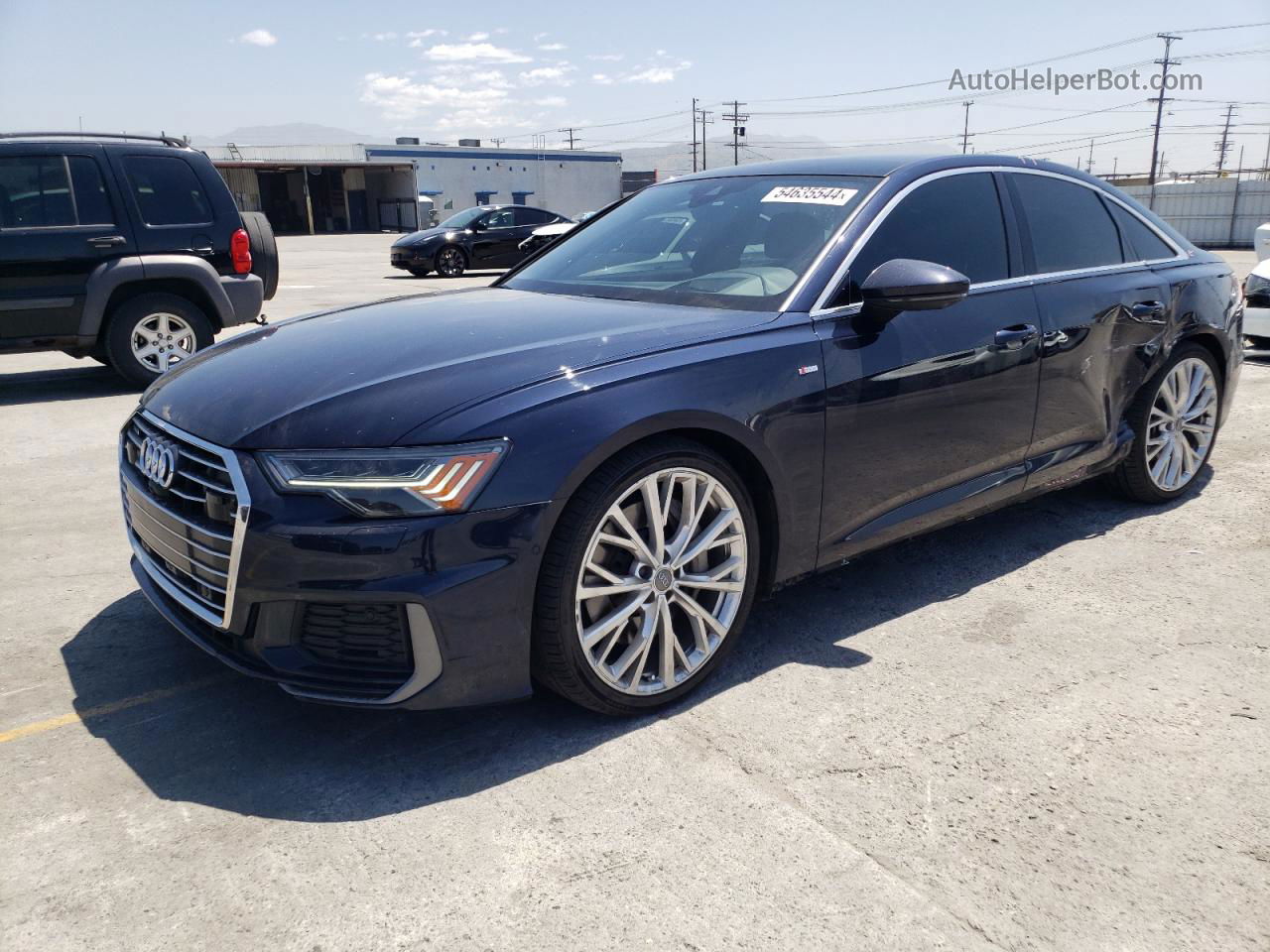 2019 Audi A6 Prestige Blue vin: WAUM2AF21KN024644