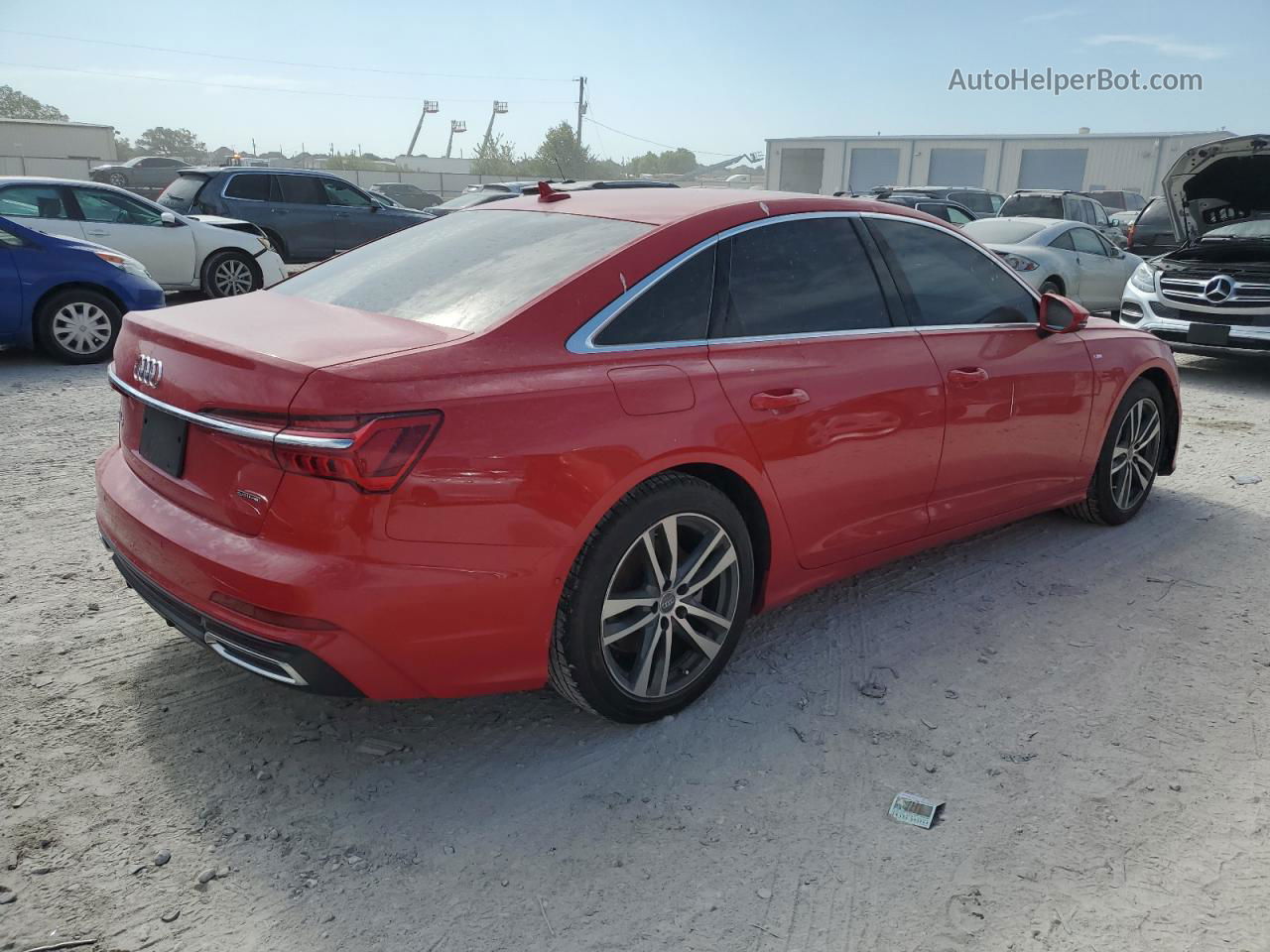 2019 Audi A6 Prestige Красный vin: WAUM2AF22KN033692