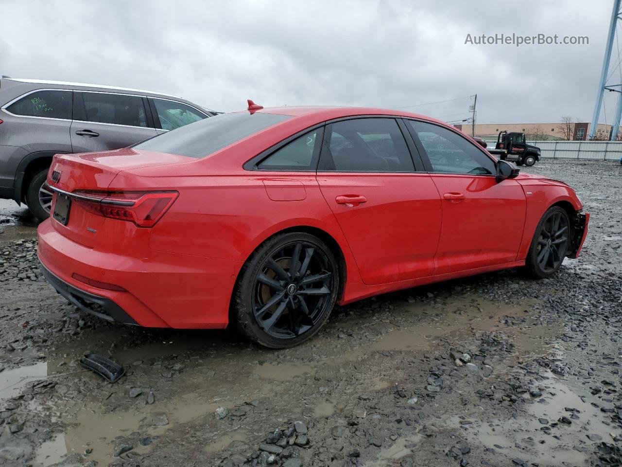 2019 Audi A6 Prestige Красный vin: WAUM2AF23KN032485
