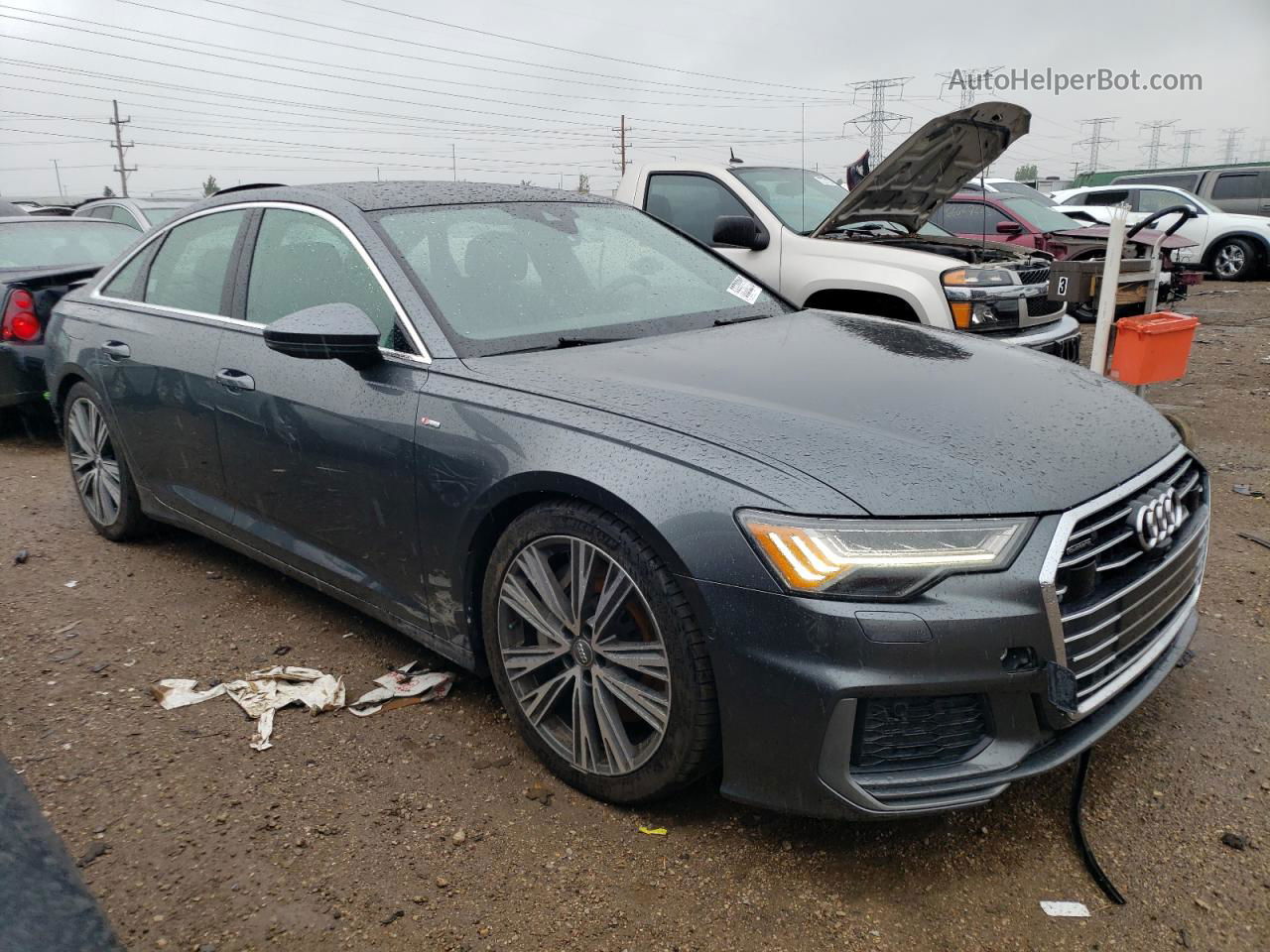 2019 Audi A6 Prestige Gray vin: WAUM2AF23KN092346