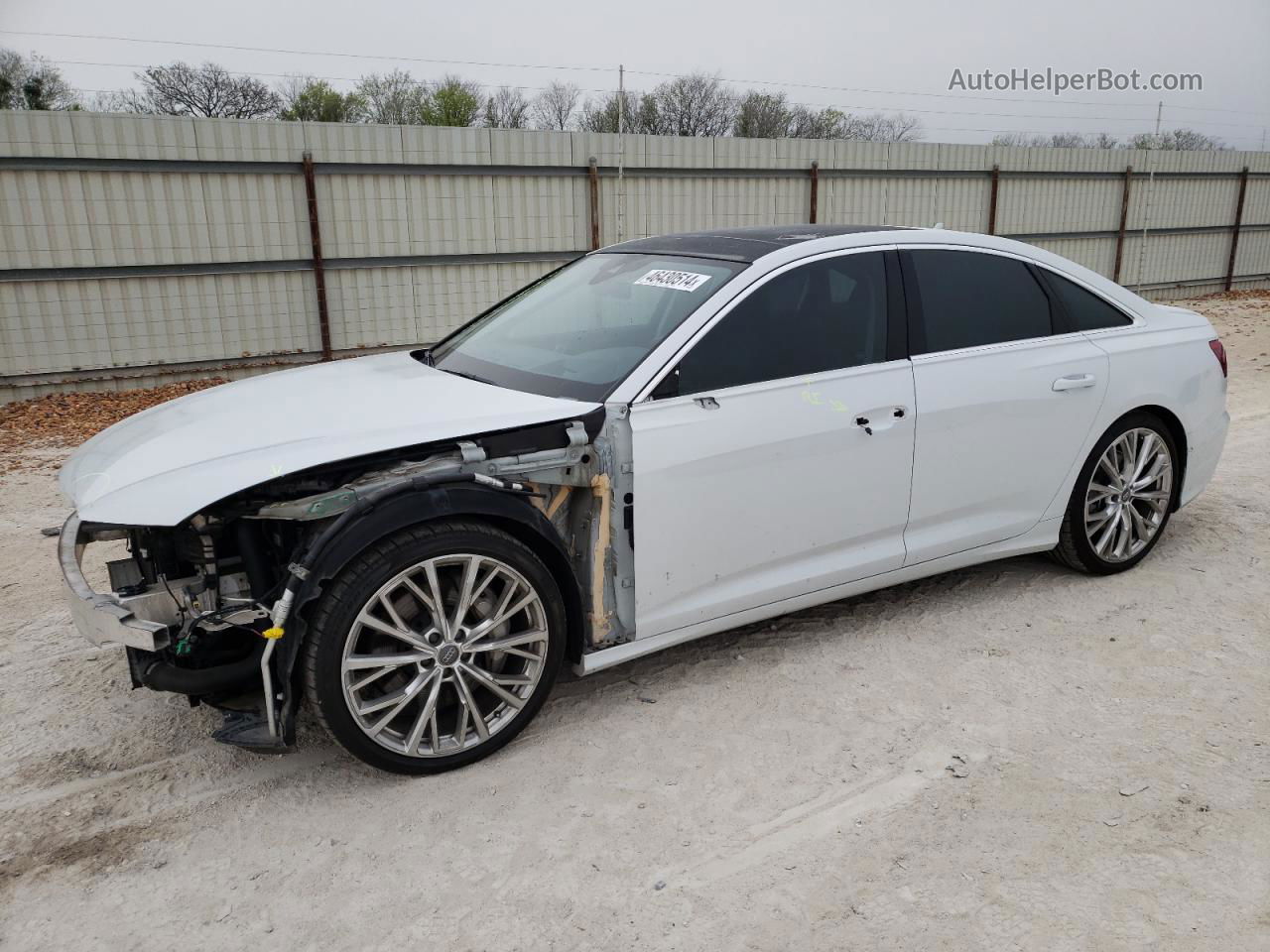 2019 Audi A6 Prestige White vin: WAUM2AF25KN053337