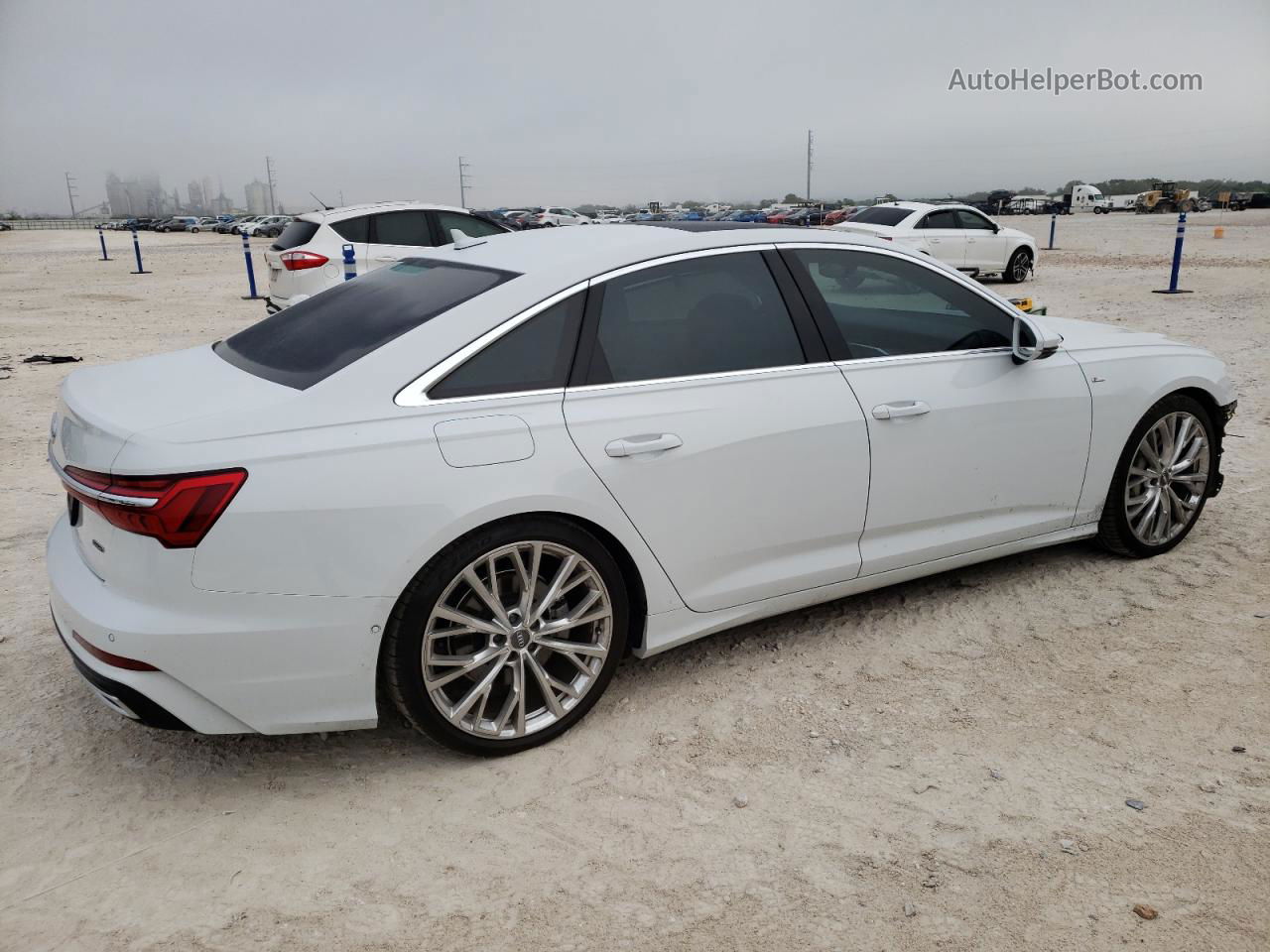 2019 Audi A6 Prestige White vin: WAUM2AF25KN053337