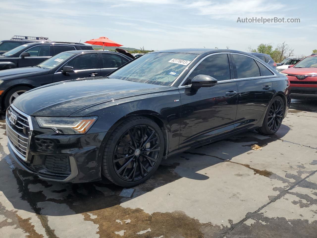 2019 Audi A6 Prestige Черный vin: WAUM2AF25KN067559