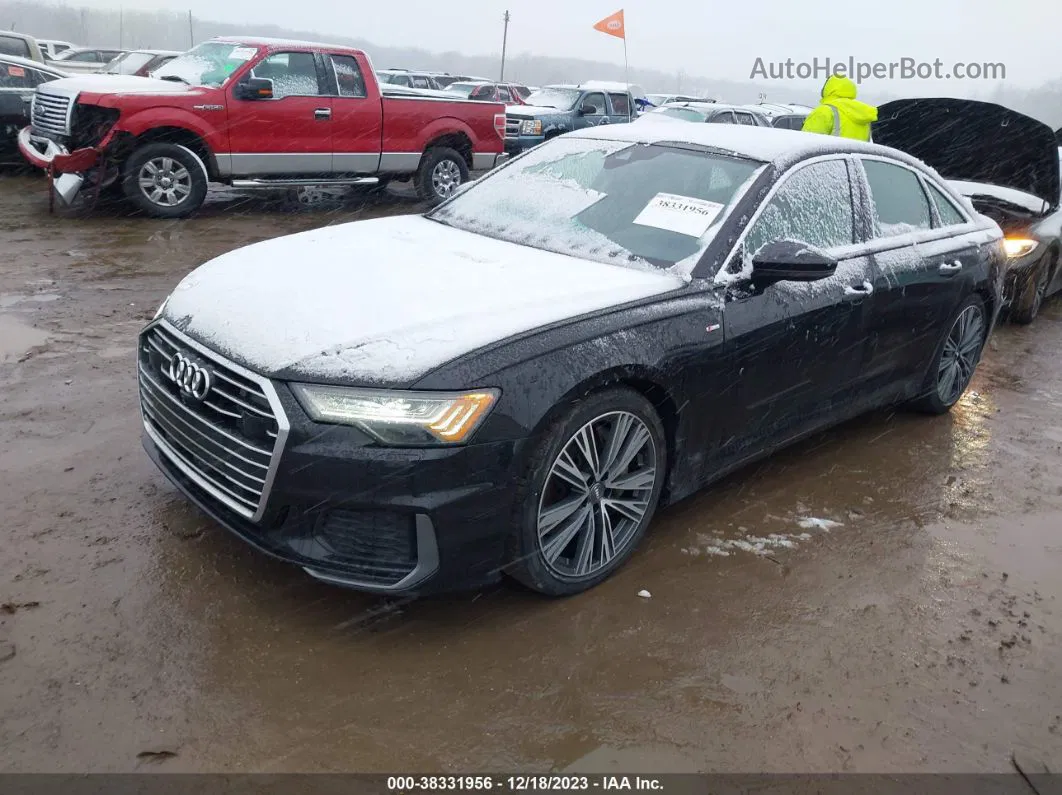 2019 Audi A6 55 Premium Черный vin: WAUM2AF25KN090968