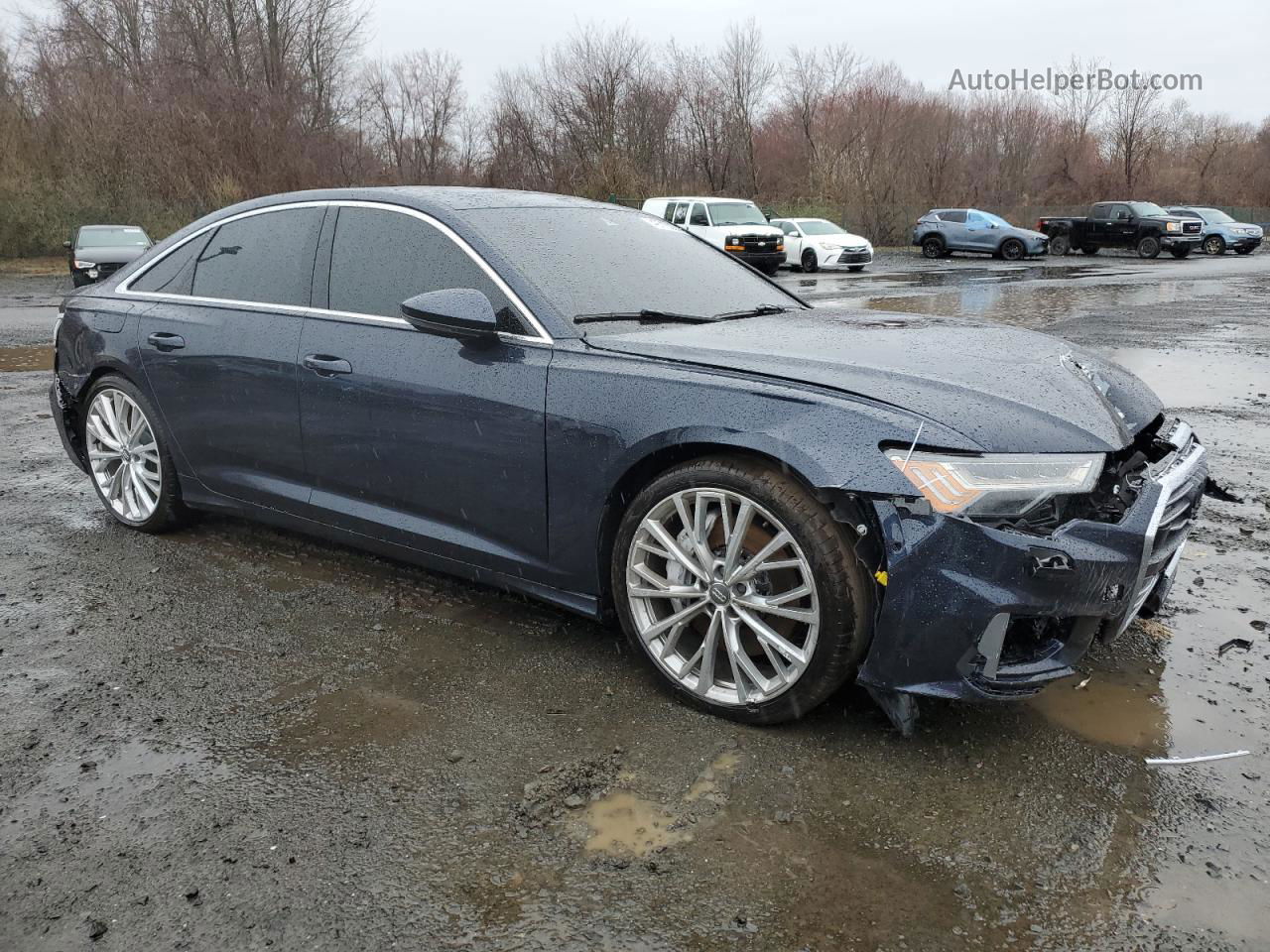 2019 Audi A6 Prestige Blue vin: WAUM2AF26KN131415