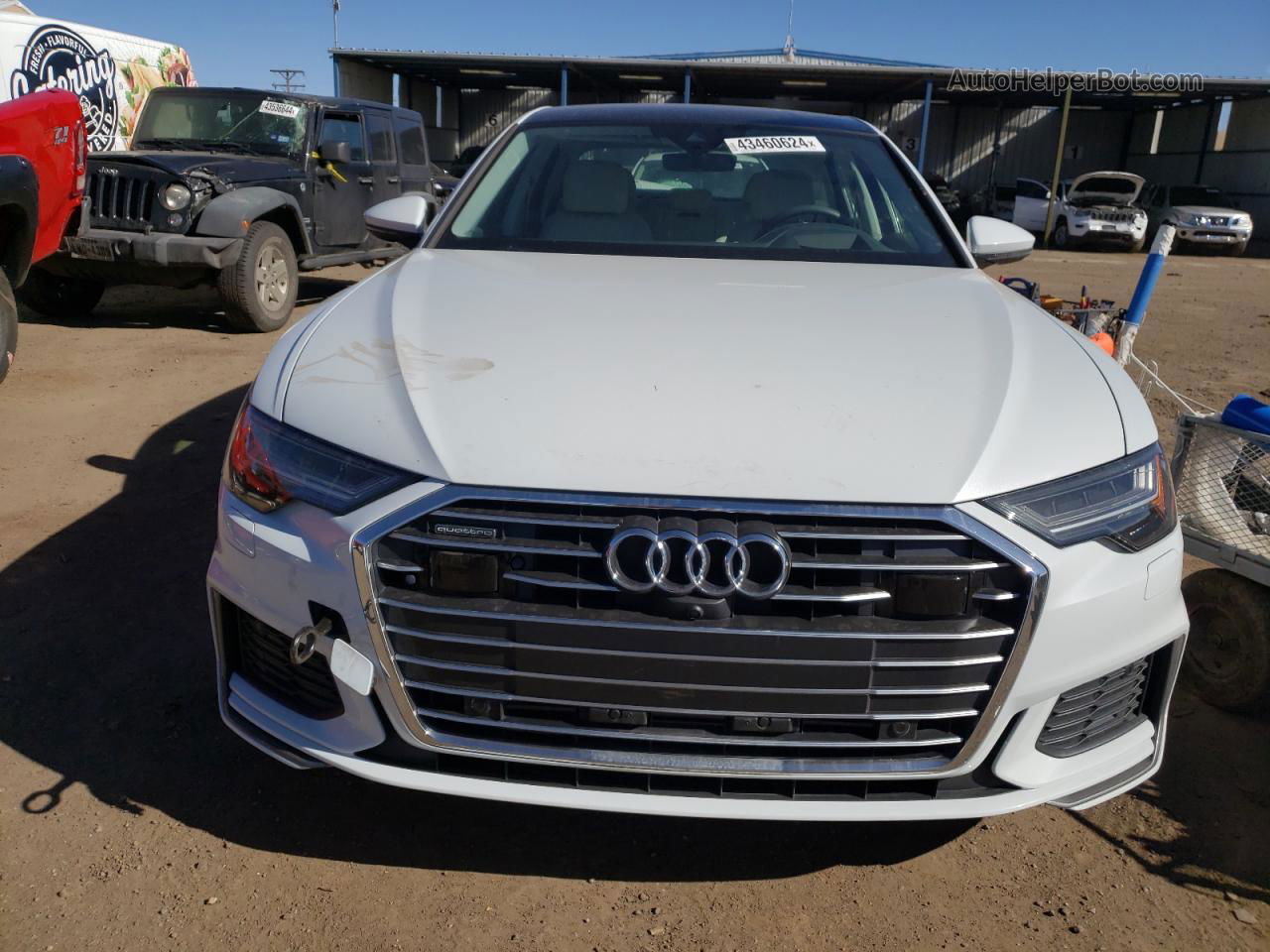 2019 Audi A6 Prestige White vin: WAUM2AF28KN038542