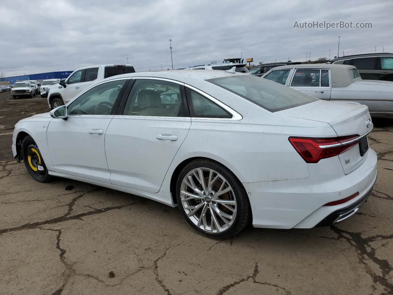 2019 Audi A6 Prestige White vin: WAUM2AF28KN045992