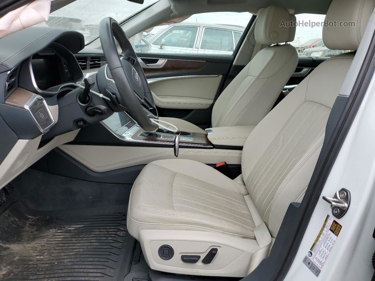 2019 Audi A6 Prestige White vin: WAUM2AF28KN045992