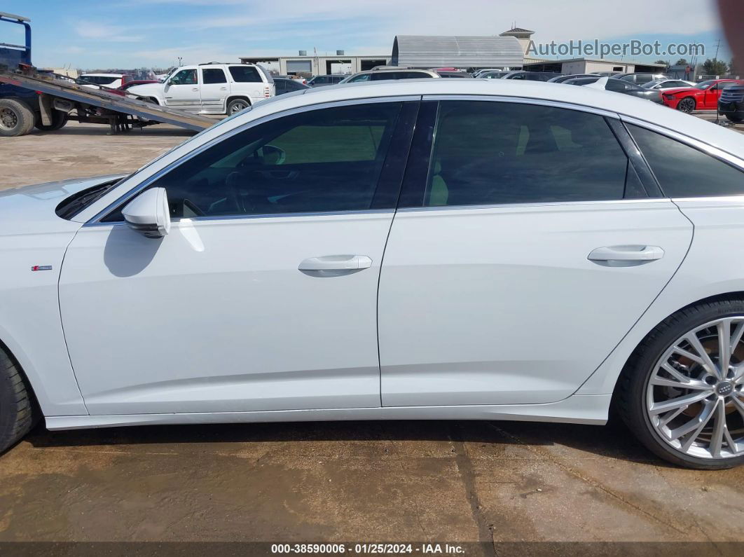 2019 Audi A6 55 Premium White vin: WAUM2AF2XKN052572