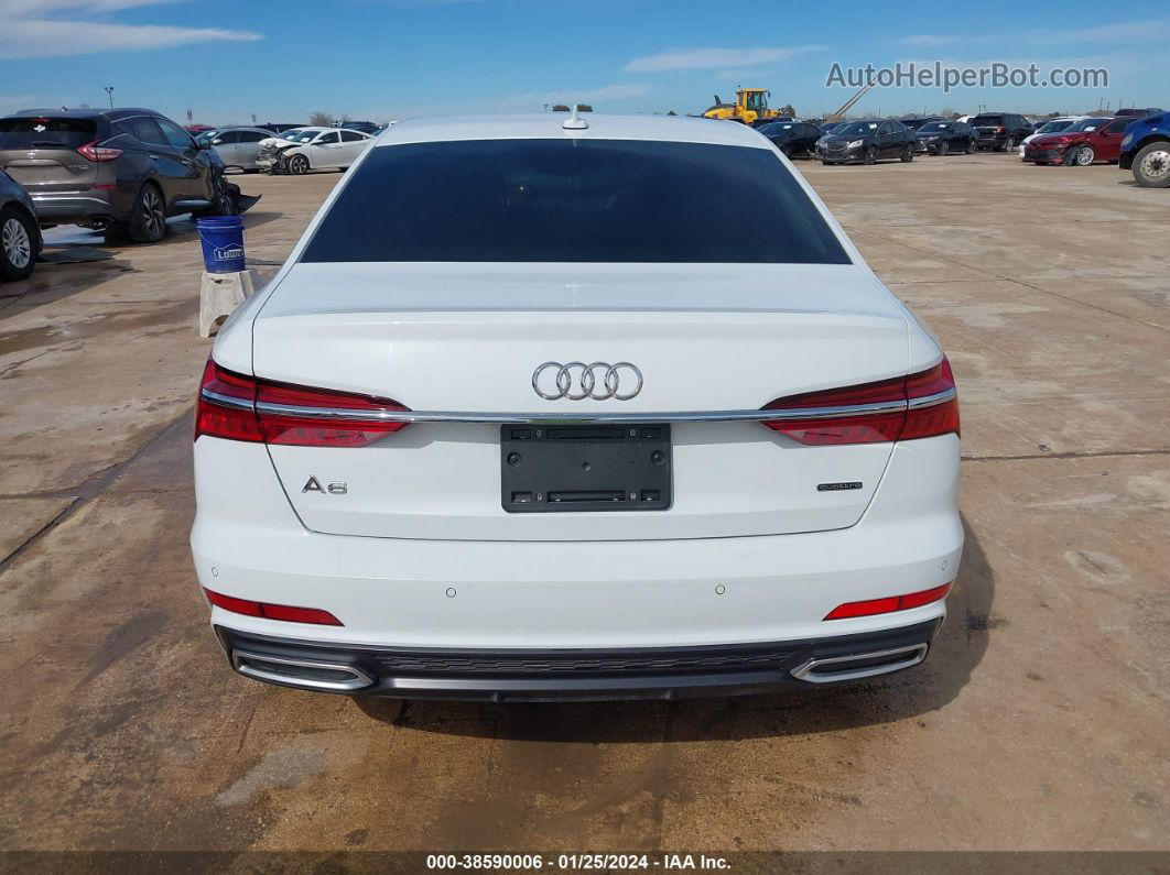 2019 Audi A6 55 Premium White vin: WAUM2AF2XKN052572