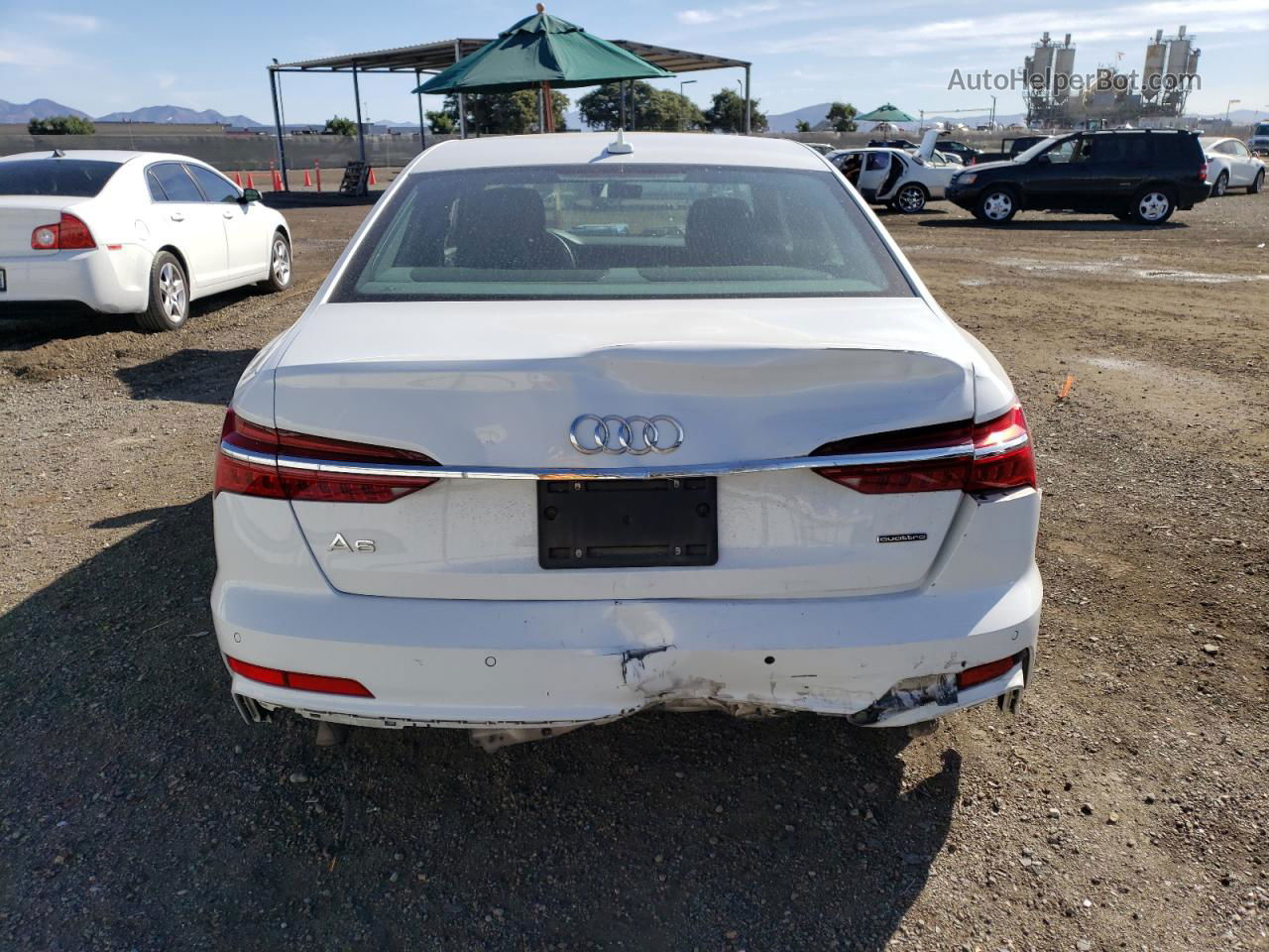 2019 Audi A6 Prestige White vin: WAUM2BF25KN042327