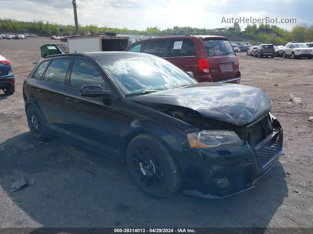 2012 Audi A3 2.0t Premium Black vin: WAUMFAFM4CA081824