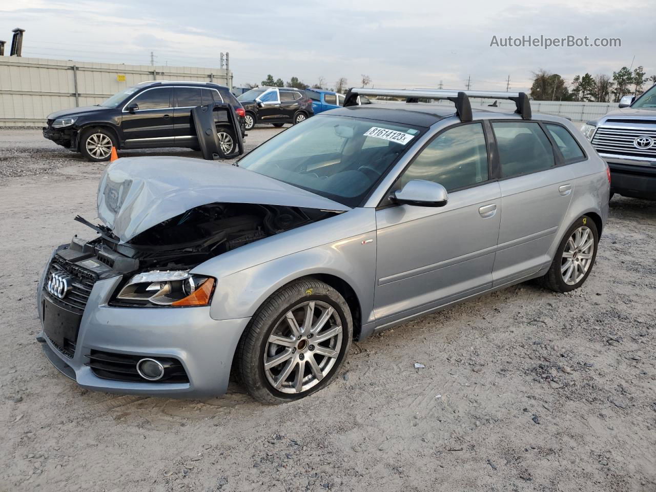 2012 Audi A3 Premium Plus Silver vin: WAUMFAFM9CA012885