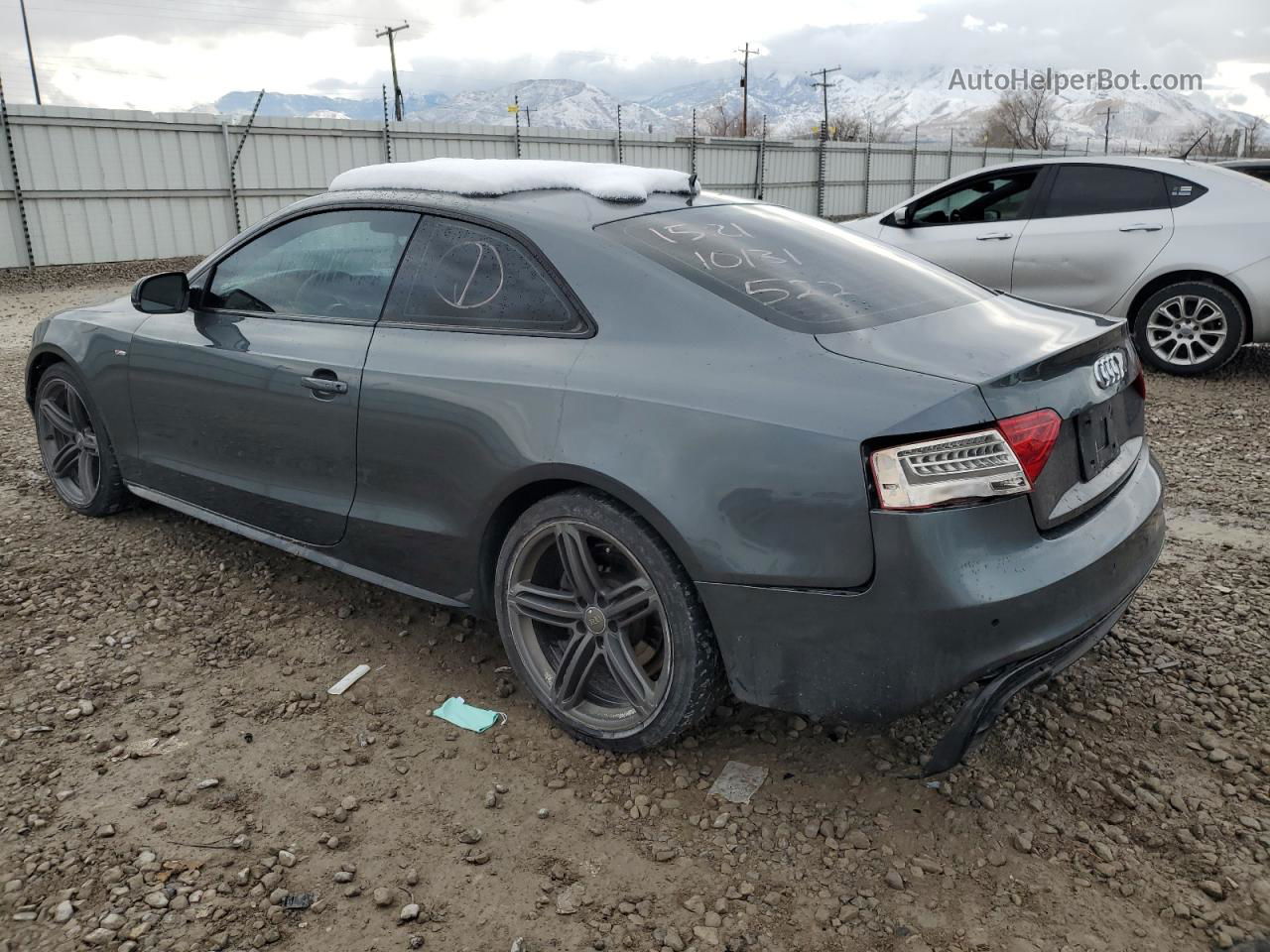 2014 Audi A5 Premium Plus Gray vin: WAUMFAFR0EA003961