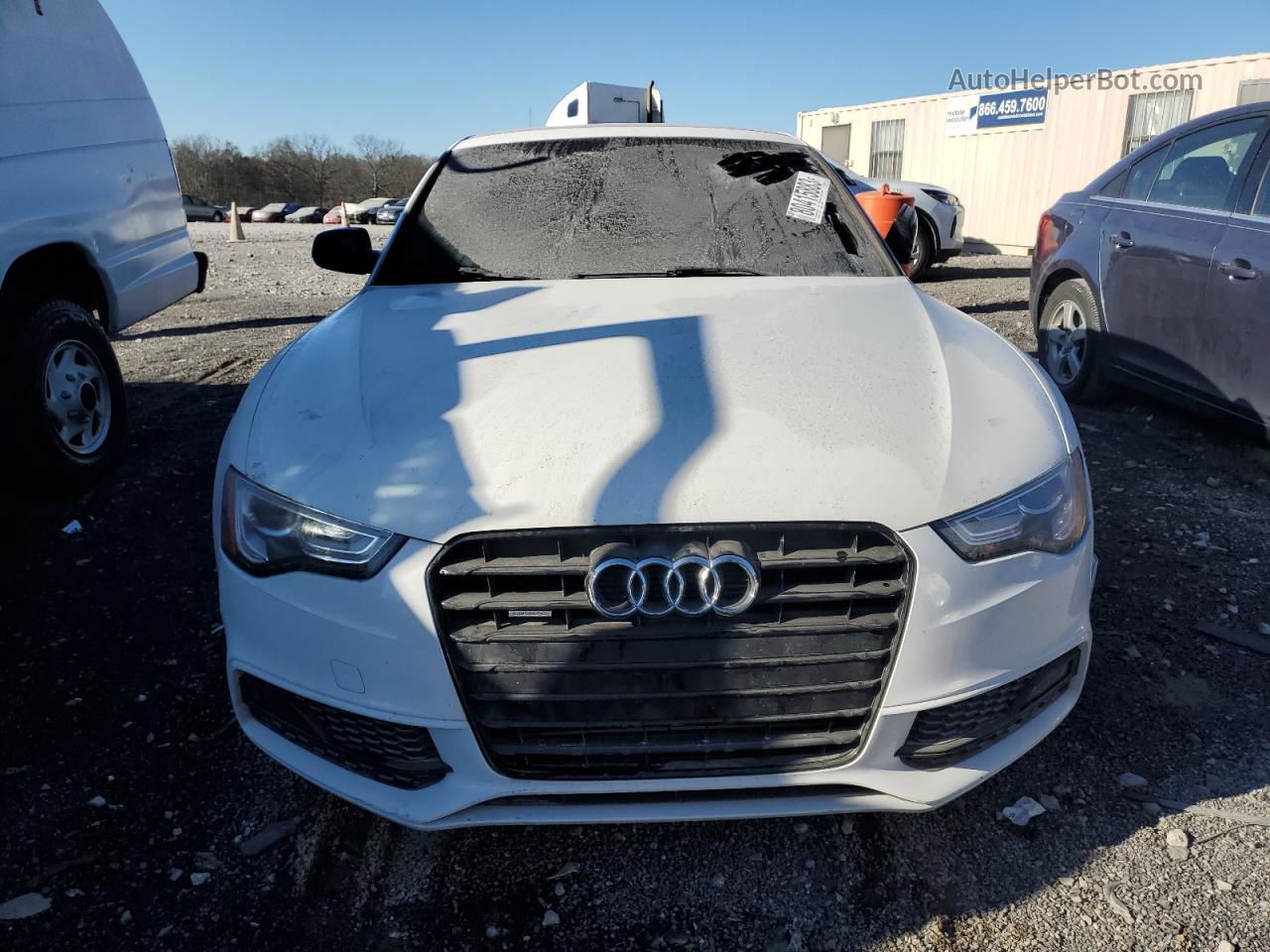 2014 Audi A5 Premium Plus White vin: WAUMFAFR1EA014337