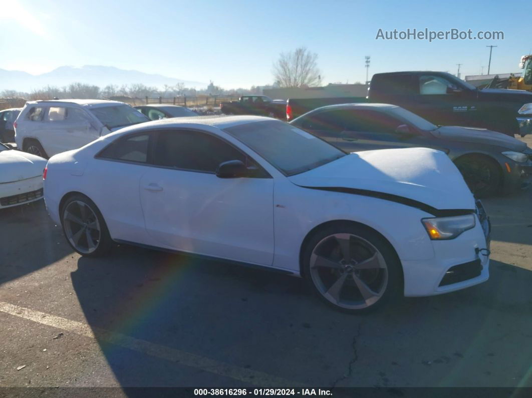 2014 Audi A5 2.0t Premium White vin: WAUMFAFR5EA032209