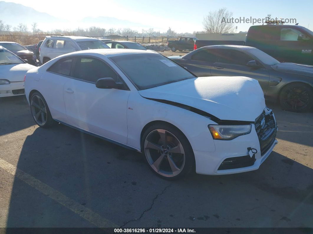 2014 Audi A5 2.0t Premium White vin: WAUMFAFR5EA032209