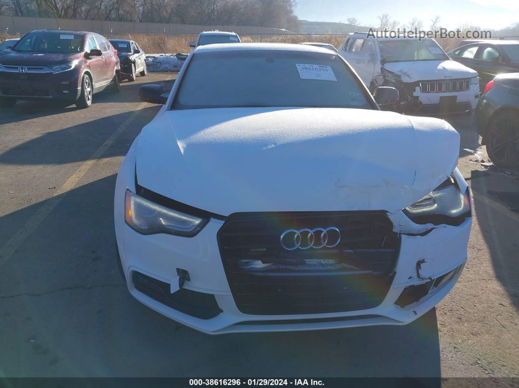 2014 Audi A5 2.0t Premium White vin: WAUMFAFR5EA032209