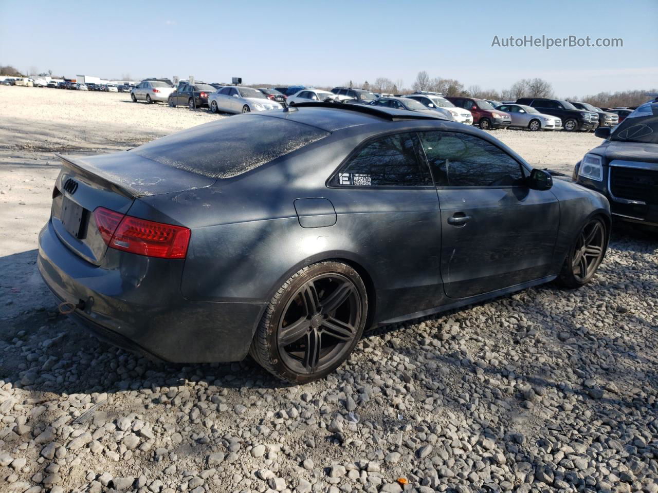 2014 Audi A5 Premium Plus Серый vin: WAUMFAFR9EA065407