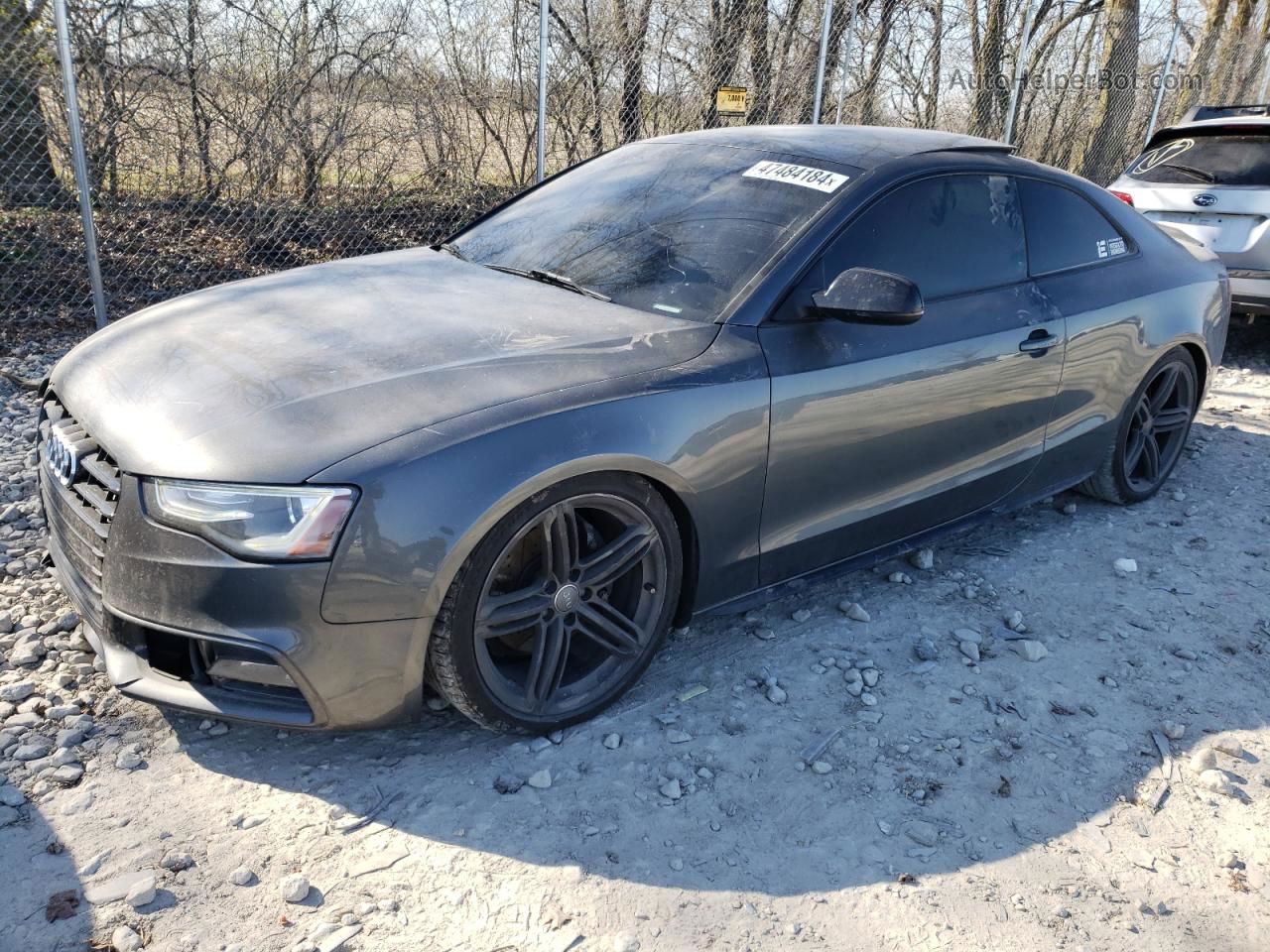 2014 Audi A5 Premium Plus Gray vin: WAUMFAFR9EA065407