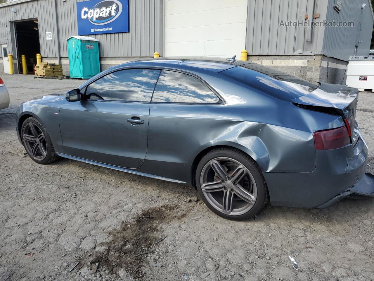 2014 Audi A5 Premium Plus Gray vin: WAUMFAFRXEA027412