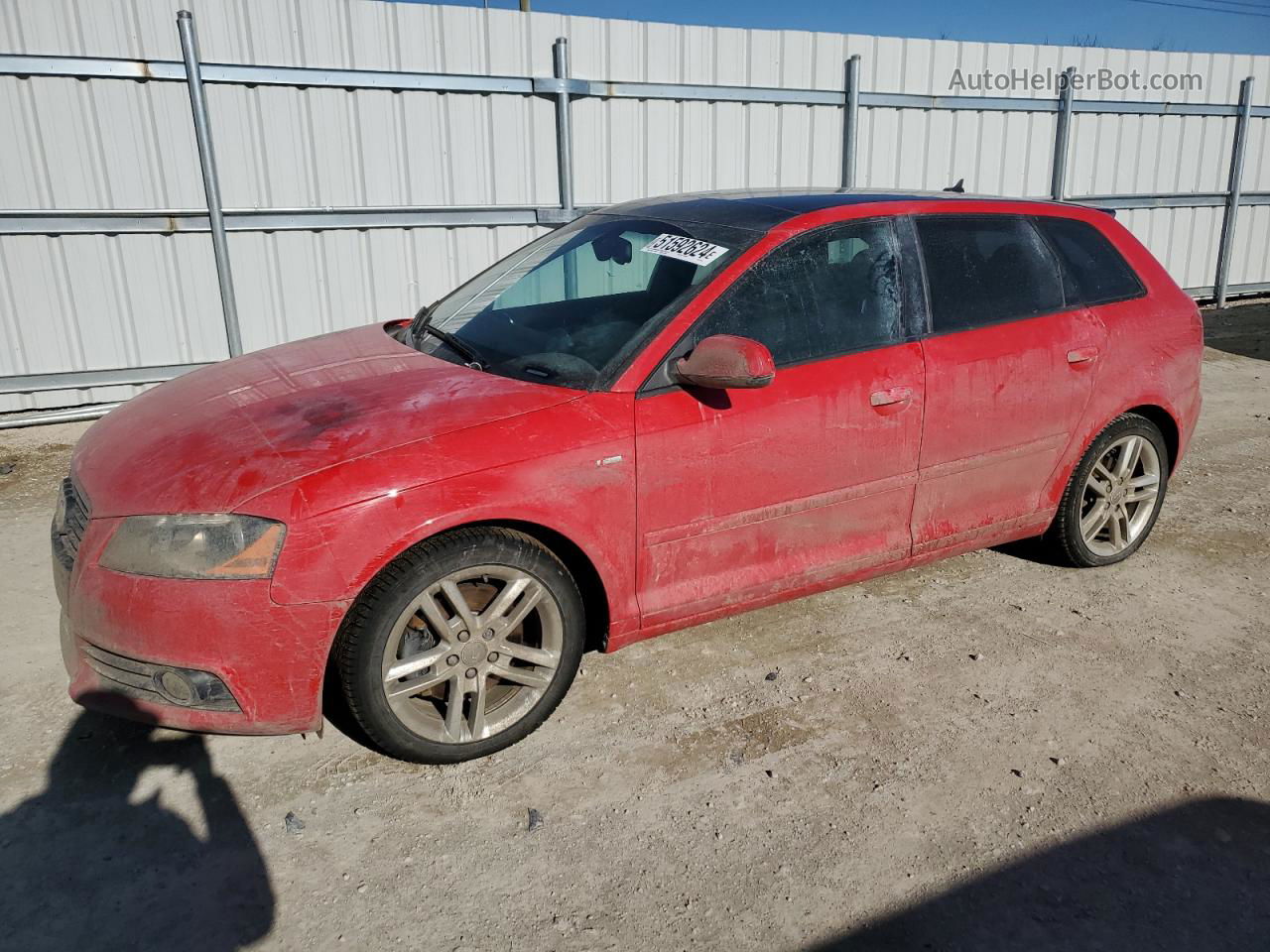 2012 Audi A3 Premium Plus Red vin: WAUMFCFMXCA104504