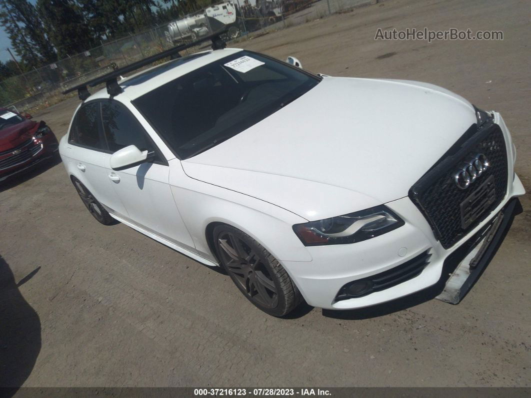 2012 Audi S4 Prestige White vin: WAUMGAFL2CA118342