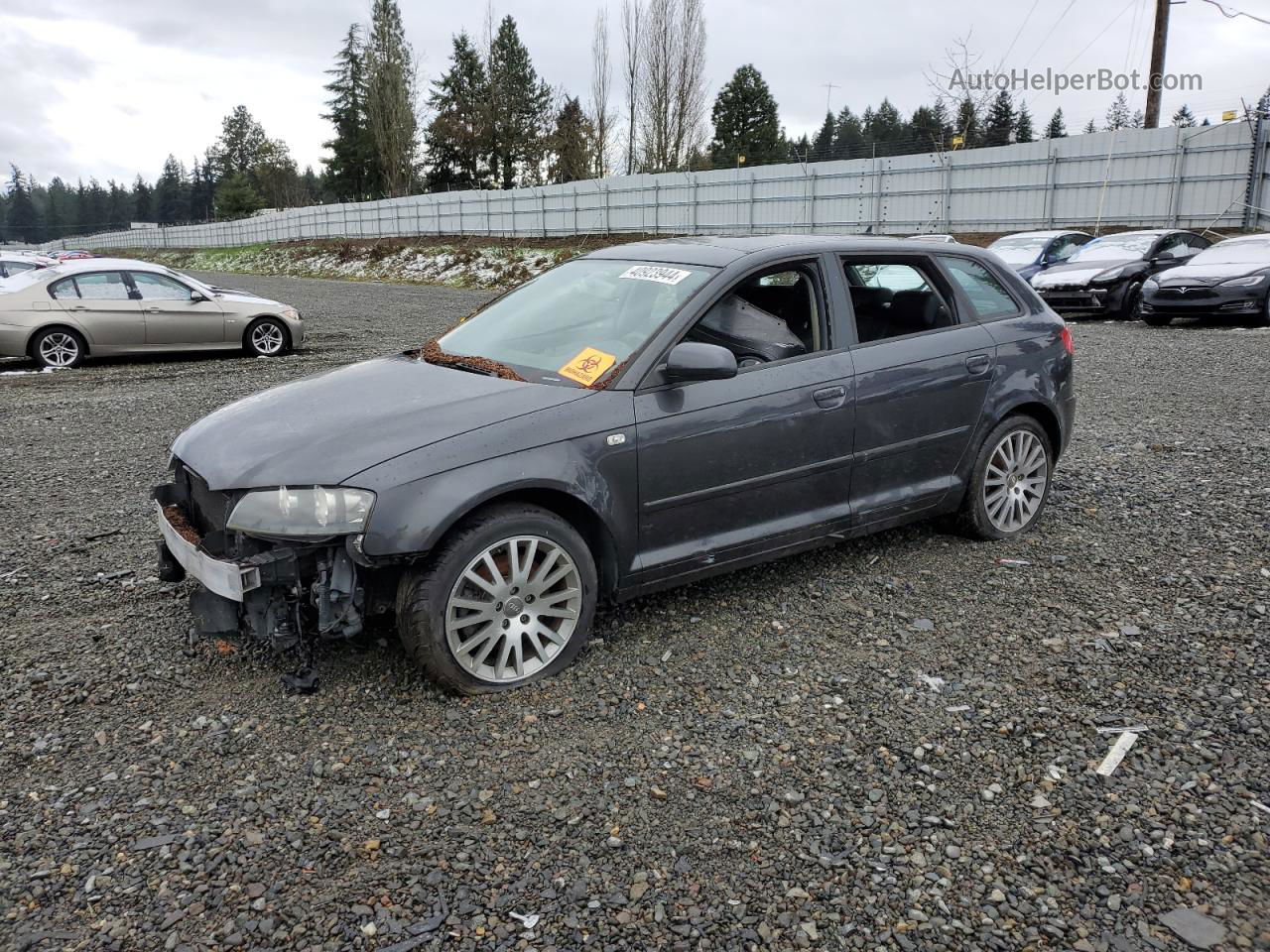 2008 Audi A3 2.0 Premium Серый vin: WAUNE78P78A166844