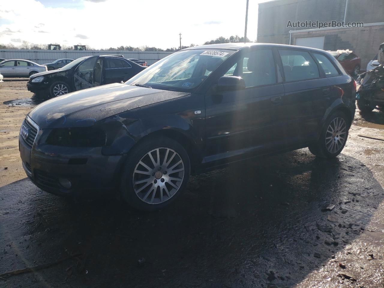 2008 Audi A3 2.0 Premium Black vin: WAUNF78P08A119460