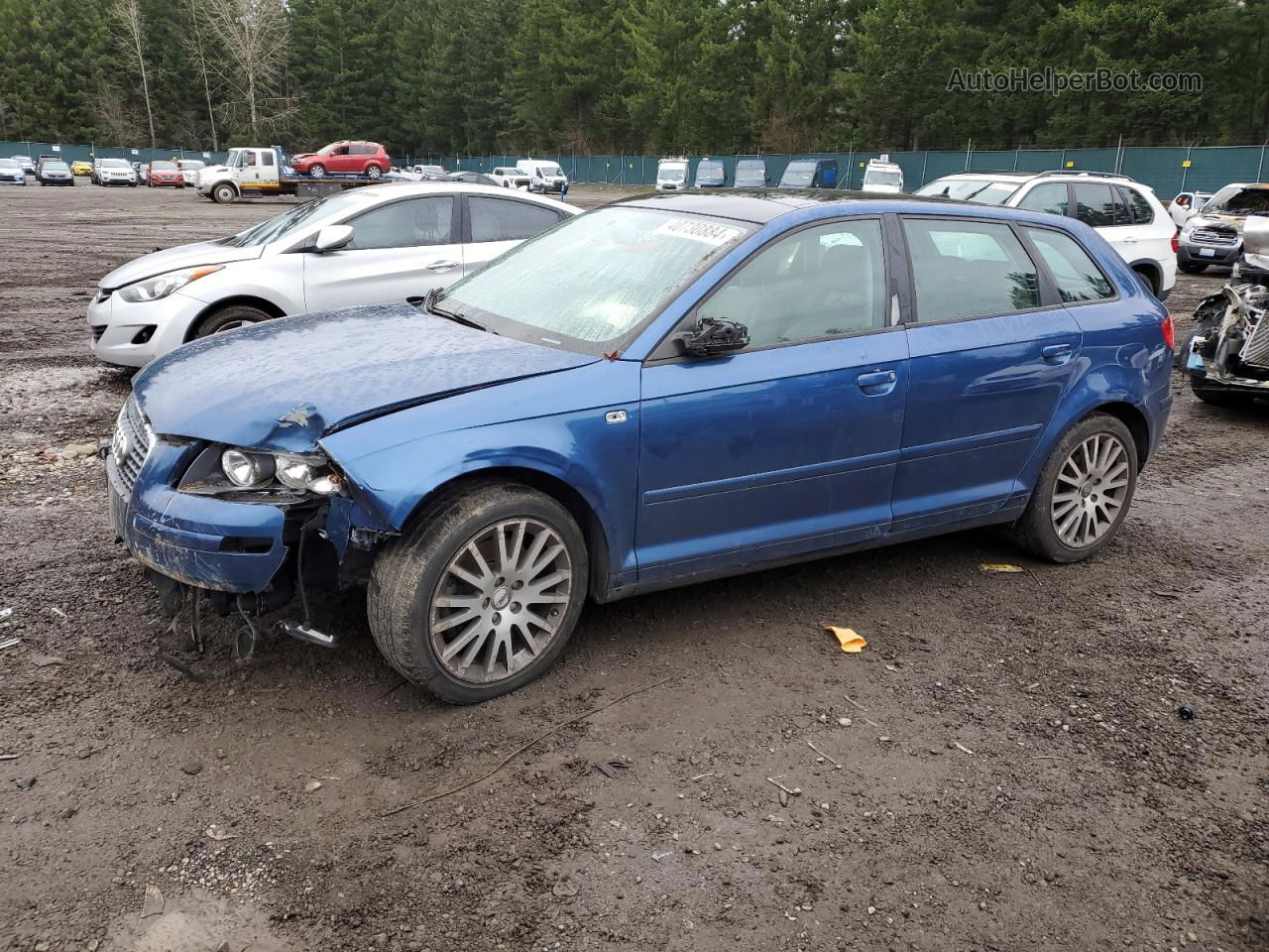 2008 Audi A3 2.0 Premium Blue vin: WAUNF78P08A138476