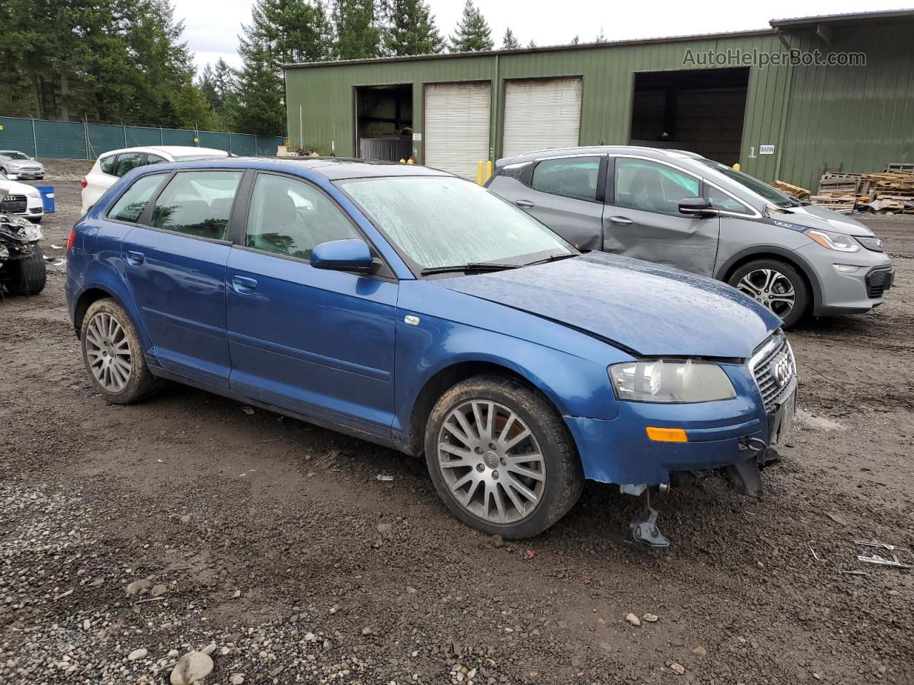 2008 Audi A3 2.0 Premium Blue vin: WAUNF78P08A138476